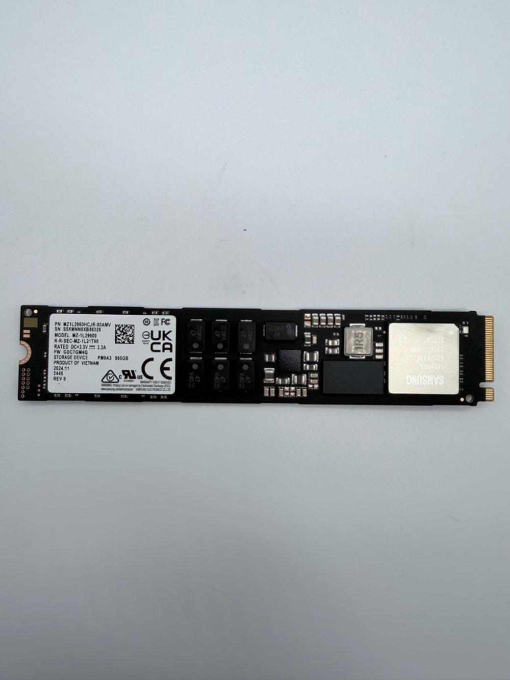 Lenovo Samsung PM9A3 960GB M.2 NVMe SSD 22110 OEM
